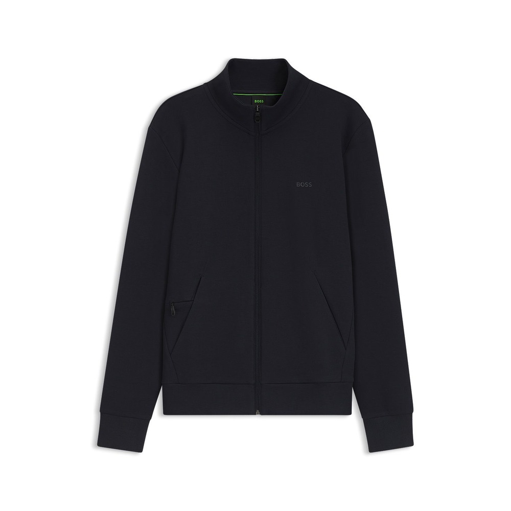 Hugo Boss Skaz Full Zip Sweatshirt Dark Blue Jersey XXXL 50506152